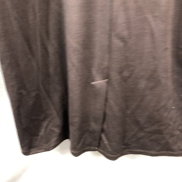 IGIGI Dress Womens 22 Plus Size Brown Office Career Stretch Knit Ruffle Feminine - Picture 12 of 15